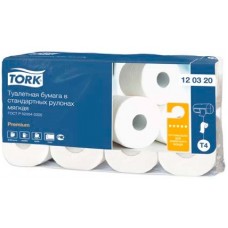 Бумага туалетная в стандартных рулонах Tork Premium, 120320