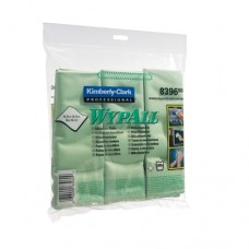 8396 Протирочные салфетки из микрофибры Wypall® Microfibre Cloth зеленая,для стекла и зеркал