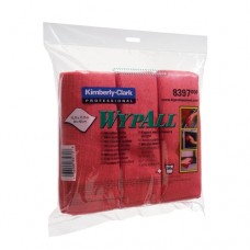 8397 Протирочные салфетки из микрофибры Wypall® Microfibre Cloth красные