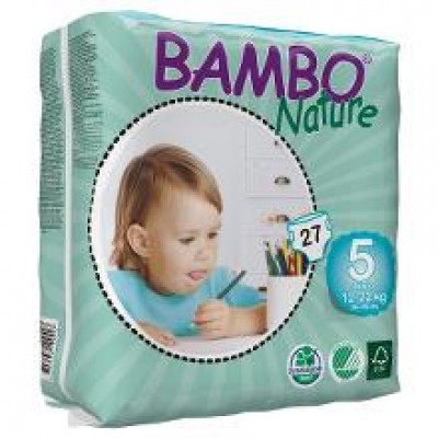 Bambo Nature Подгузник для детей  Junior 5, 12-22 кг, 27 шт. (310135)