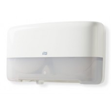 Диспенсер для туалетной бумаги на 2 мини-рулона Tork Elevation Mini Twin,  система T2, белый, 555500