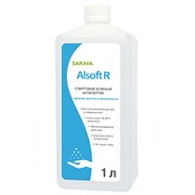 Кожный антисептик Alsoft R 1 л. для локтевых дозаторов