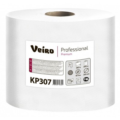 Полотенца бумажные в рулонах Veiro KP307, система C1