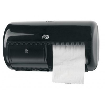 Диспенсер Tork Elevation для туалетной бумаги в стандартных рулончиках, система T4, чёрный, 557008