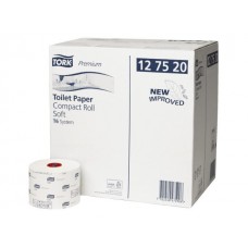 Tork Premium туалетная бумага в компактных рулонах Mid-size, система T6 127520